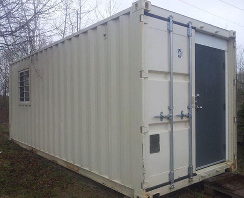 Shipping container delivery to Delaware, Ontario from Van Blanc Brantford