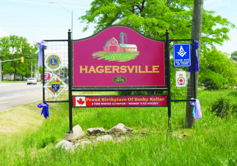 Shipping container delivery to Hagersville, Ontario from Van Blanc Brantford