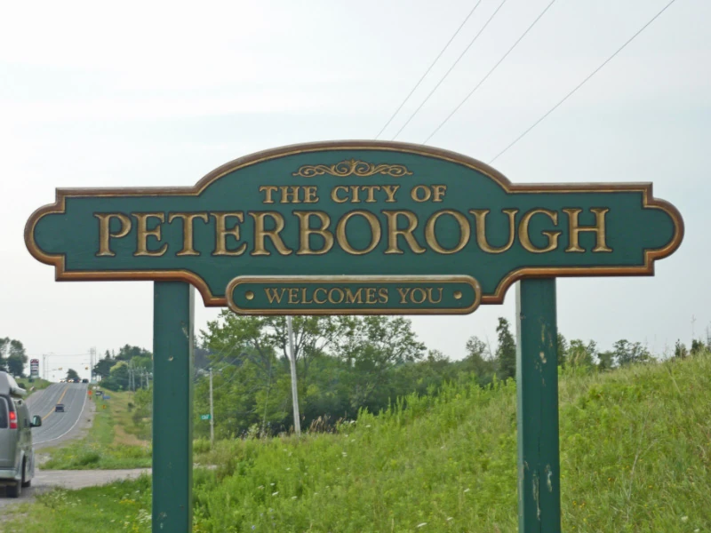 Shipping container delivery to Peterborough, Ontario from Van Blanc Brantford