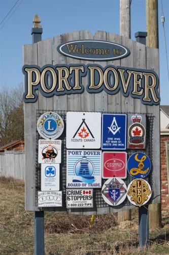 Shipping container delivery to Port Dover, Ontario from Van Blanc Brantford