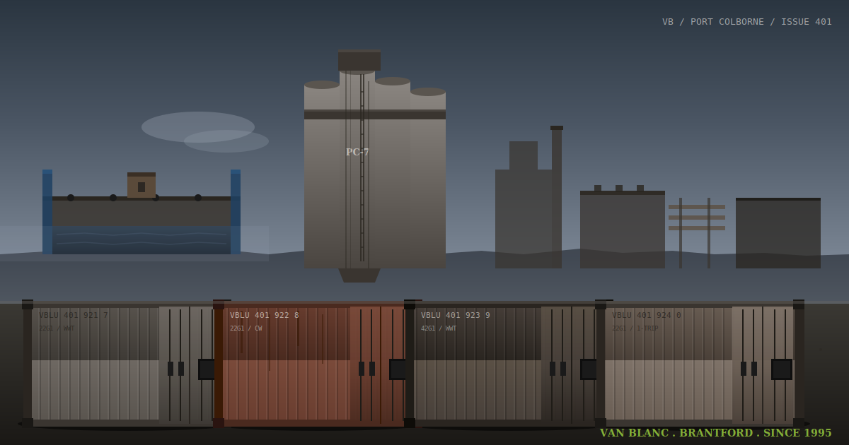 Shipping container for Port Colborne Heavy buyers featuring wwt