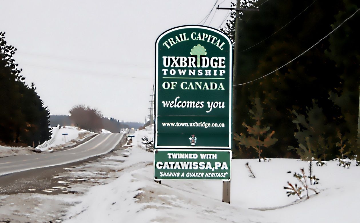 Shipping container delivery to Uxbridge, Ontario from Van Blanc Brantford
