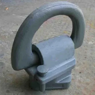 Removable D-ring lashing point for shipping containers
