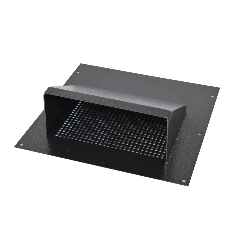 Large metal air vent for shipping containers, 330 by 330 mm
