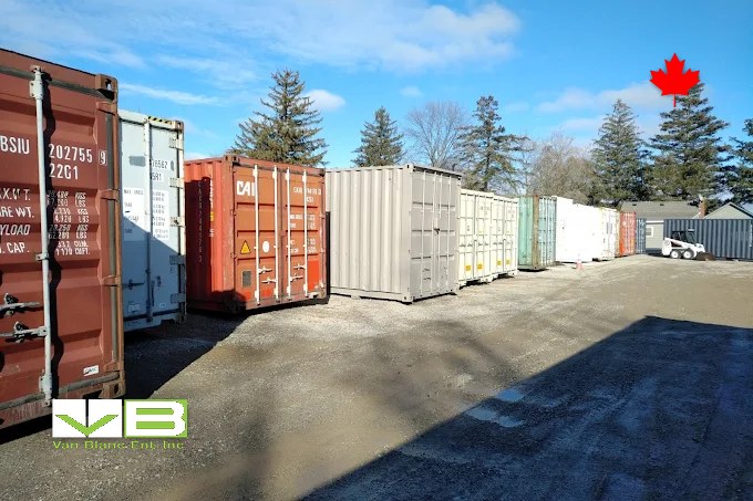 Rows of mixed units lined across the sales yard on a clear day.